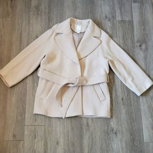 Elegant Beige Wool Coat from H&M